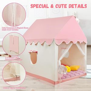 Nuovo Design gioco <span class=keywords><strong>tenda</strong></span> al coperto bambino casa della ragazza casa da sogno castello <span class=keywords><strong>per</strong></span> bambini di natale compleanni - Product Image 3