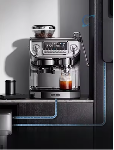 Máquina de <span class=keywords><strong>Espresso</strong></span> Semiautomática Stelang ST 530 con Molinillo Integrado, Bomba de 15 Bares de Presión, 58 mm, para Hogar, Cafetería Comercial - Product Image 3