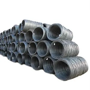 Hot Rolled Sae1006 1008 1010 Q195 Q235 1045 Alloy Mild Ms 5.5mm 6.5mm Iron Steel Wire Rod