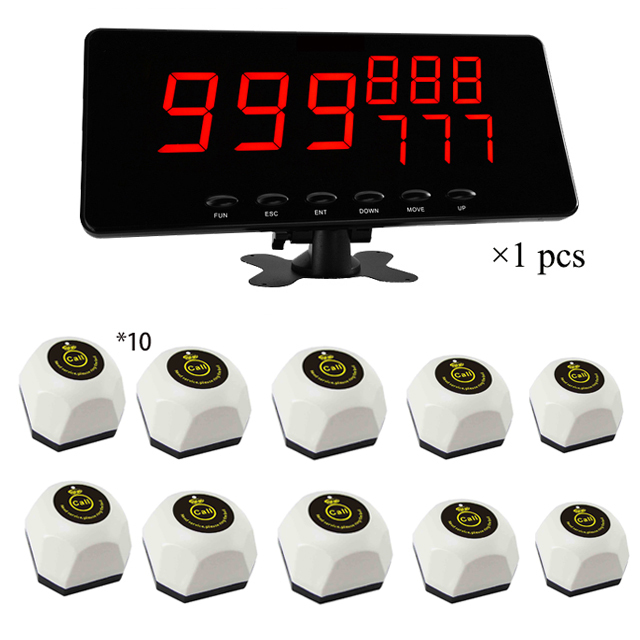 Electronic Counter Number Calling Wireless Queue Call System Waiting Customers Device