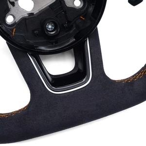 Volante Personalizado Nuevo en Alcántara Naranja para Audi A4 <span class=keywords><strong>A6</strong></span> A7 C7 RS5 S5 B9 <span class=keywords><strong>2012</strong></span> - Product Image 6