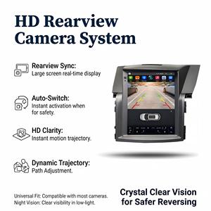 Radio para Auto con Pantalla Vertical Tesla de 10.4 Pulgadas para <span class=keywords><strong>Honda</strong></span> <span class=keywords><strong>CRV</strong></span> 2.0/2.4 10.4" (2012-2015), Unidad Principal Multimedia Inalámbrica con Android Auto y CarPlay, GPS - Product Image 5