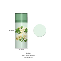 Choebe 30ml Lüks PP Plastik Üstten Doldurmalı Vidalı Kapaklı Deodorant Stick Kabı Çevirmeli Dudak Balsamı Ter Önleyici Serigrafi Baskılı