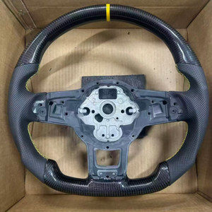 Volant de voiture en fibre de carbone pour Volkswagen Golf6 GolF7.5 GTI GTS <span class=keywords><strong>GLI</strong></span> Mk7 Mk6 GTD GTE R-Line CC Jetta Passat SCIROCCO - Product Image 1