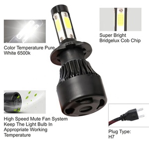 Powerful Super Bright S2 S4 Led Headlights 6000k Aluminum H1 H3 H4 H7 H11 9005 9006 9012 Led Car Bulb - Product Image 2