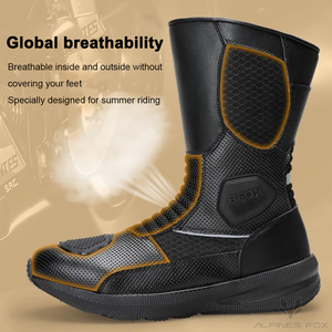 <span class=keywords><strong>Botas</strong></span> de Motociclismo, <span class=keywords><strong>Botas</strong></span> de <span class=keywords><strong>Motocross</strong></span> con Talón y Puntera Reforzados, <span class=keywords><strong>Botas</strong></span> Altas de Malla Transpirable <span class=keywords><strong>para</strong></span> <span class=keywords><strong>Motocross</strong></span> y Turismo - Product Image 3