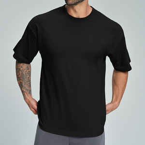 Camiseta Ecológica 100% Algodón Orgánico para Hombre, Deportiva, Suave al Tacto, Holgada, Lisa, 200gsm - Product Image 4