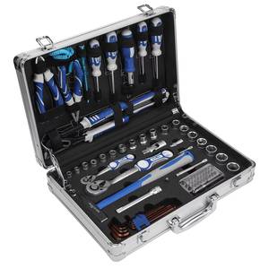 Juego de Herramientas STEELTREKS de 83 Piezas, Precio al por Mayor, Juego de Herramientas de Alta Calidad para Reparación de Automóviles y Hogar, Incluye Estuche de Aluminio CR-Vin 18301 - Product Image 2