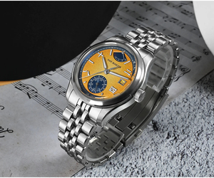 <span class=keywords><strong>San</strong></span> <span class=keywords><strong>Martin</strong></span> SN0144DG 39mm estilo chino diseño Original Miyota 9132 reloj de vestir de lujo para hombres mecánico automático resistente al agua 100M - Product Image 4