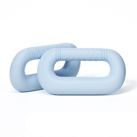 Haltères de fitness pour la maison, en PVC portable, antidérapants, pour le Pilates