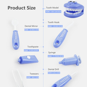 Kit Dentistico Giocattolo in Plastica Elettrico, Gioco di Ruolo Dentista, Set Educativo per Bambini per Controllare i Denti, Simulazione Medica per Ragazzi - Product Image 5