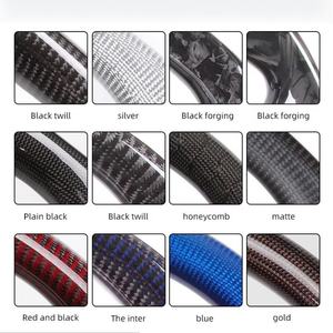 Volante Mejorado Modificado de Cuero y Fibra de Carbono para Toyota <span class=keywords><strong>Corolla</strong></span> LC300 Hilux Fortuner Land Cruiser <span class=keywords><strong>GR</strong></span> - Product Image 5