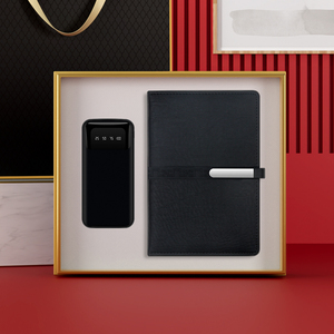 Business Executive Gift Set with A5 Plain Notebook 10000mah Power Bank Combos <strong>New</strong> <strong>Year</strong> Welcome Gift Set - Product Image 3