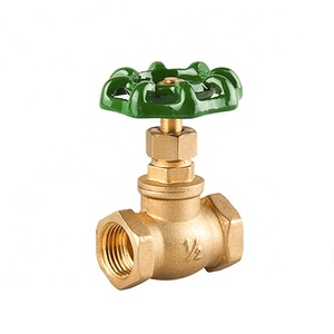 1/2 "นิ้วทองเหลือง stopcock ทองเหลืองทองเหลืองลูกโลกวาล์ว15mm x 20mm mdpe - Product Image 1