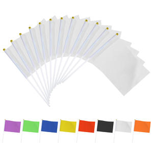 Custom-made portable and durable polyester material small flag event <b>supplies</b> - Product Image 6