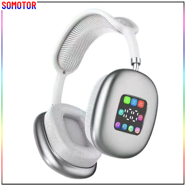 LED Display Wireless HiFi Low Latency Headphones for Gaming E-sports Headset