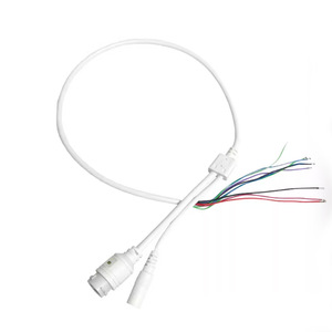 Cable de cola impermeable de red de cámara de vigilancia de 9 núcleos, cable impermeable de red de vigilancia RJ45 DC con tapa impermeable - Product Image 5