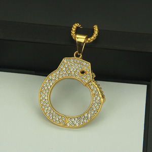 Collar con Colgante Geométrico Hueco Estilo Hiphop de Diseño Único, Superventas 2026, Joyería de Moda para Hombre, Estilo Urbano - Product Image 2