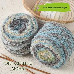 Hilo de Mohair/Acrílico de Doble Torsión Teñido, Antipilling, para Tejido a Mano, Servicio ODM, Venta al Por Mayor - Product Image 6