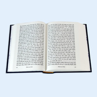 Bible personnalisée reliée en cuir, version espagnole et anglaise, impression 4 couleurs, livres religieux