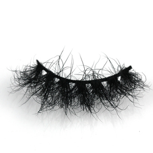 F178 <span class=keywords><strong>Hitomi</strong></span> Hand Made 3d 100% Real Mink Fur Strip 20มม.ขนตาจริง Fluffy Custom Curl ขนตา3d ขายส่ง - Product Image 2