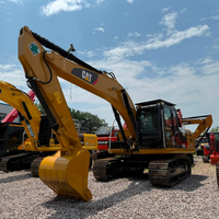 Excavatrice sur chenilles Caterpillar 320D, 20 tonnes, d'occasion, pour travaux de construction moyenne, excavatrice hydraulique Cat, engin de terrassement