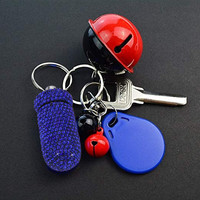 Petite boîte à médicaments en alliage d'aluminium entièrement ornée de strass, mini flacon à médicaments étanche pour l'extérieur, boîte à pilules portable en métal