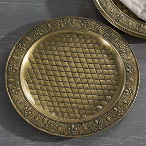 Placas de cargador de calidad superior a la venta elegante para decoración de eventos y comedor pedido mínimo 100 piezas - Product Image 1