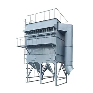 Purple dust collector dust collector grain with discharger hopper