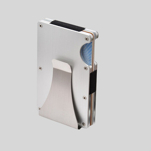 Tarjetero de Aluminio 86mmx54mmx10mm, Diseño Minimalista, Protección RFID, Almacenamiento de Tarjetas de Crédito - Product Image 1