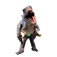 Alışveriş Merkezi Çekici Gerçekçi Dinozor Yürüyen Dinozor Animatronik Robotik Gerçek Boyutta Dinozor Kostümü Yetişkinler İçin