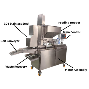 Máquina Formadora de <span class=keywords><strong>Hamburguesas</strong></span>, Máquina para Formar <span class=keywords><strong>Hamburguesas</strong></span>, Máquina Empacadora para Pasteles de Carne - Product Image 3