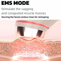 Nuevo Dispositivo de Belleza Facial de Electroporación Portátil, Máquina de Masaje Facial y de Levantamiento de Cuello