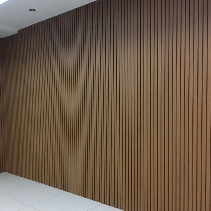 BAMMAX morden design anti-UV cladding board easy installation wood grain wood plastic composite WPC wall panel