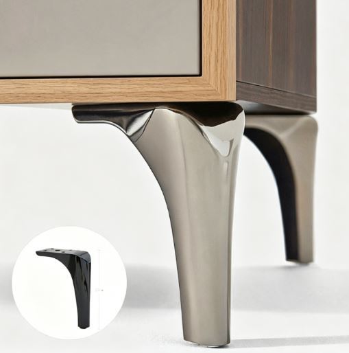 Stylish Modern TIANLANG TL-B048 T Shape Thickened Steel Furniture Cabinet Legs Simple Support Sofa TV Cabinet Bedside Table |