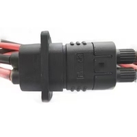 Connecteur d'alimentation haute intensité YS à deux cœurs 60A-200A pour alimentations électriques, applications aérospatiales et de recharge électrique 1000V IP68 IP67