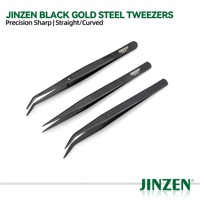 Pince à fil en acier noir et or JINZEN TWE7/TWE8 de haute qualité pour machine à coudre, outil de serrage de fil pour usage industriel