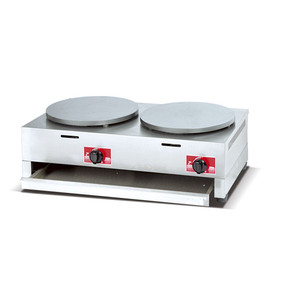 <span class=keywords><strong>Crêpière</strong></span> <span class=keywords><strong>double</strong></span> à <span class=keywords><strong>gaz</strong></span> OUTE en acier inoxydable, sans prise, pour usage commercial et quotidien en restauration - Product Image 5