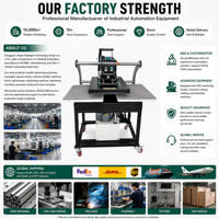 Presse à transfert thermique hydraulique double station, machine de sublimation robuste pour vêtements de sport et sweats à capuche