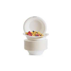 Tazones Modernos Blancos de Pulpa de Caña de Azúcar Desechables Ecológicos de Alta Calidad, Económicos, de 7 oz y 8 oz, para Fiestas y Eventos - Product Image 2