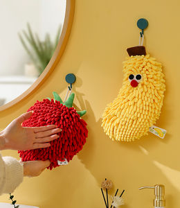 ผ้าขนหนูเช็ดมือเนื้อคอรัลฟลีซสีแดงสดใส ลายดอกไม้ สี่เหลี่ยม แห้งเร็ว แบบอัด ใช้แล้วทิ้ง เป็นมิตรกับสิ่งแวดล้อม สำหรับผู้ใหญ่ ดีไซน์สร้างสรรค์ - Product Image 4