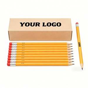 Crayons HB multicolores élégants en gros, crayons en bois triangulaires, cadeau promotionnel, logo personnalisable et design gratuit - Product Image 1