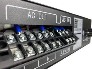 19 inch Rack loại gắn biến tần DC để AC chuyển đổi 48V đến 220V 1KVA tinh khiết Sine Wave cung cấp điện với giao diện truyền thông