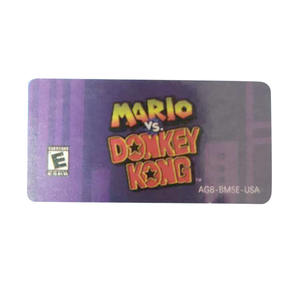 Pegatinas de cartucho de videojuegos Marlo & Luigi Superstar Saga Kart Super Circuit Party Advance vs. <span class=keywords><strong>Donkey</strong></span> <span class=keywords><strong>Kong</strong></span> para GBA <span class=keywords><strong>Gameboy</strong></span> - Product Image 6