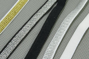 Noir Doré Jupe Courte Sangle Élastique De Matériaux De Ruban de Lurex Élastique Bande Bandes 5 cm et 3 cm de Large - Product Image 5