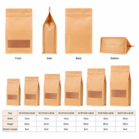 Sac à bandoulière avec fermeture éclair dorée, petit, refermable, résistant, pour collations, grains de café, épices, prix d'usine en stock