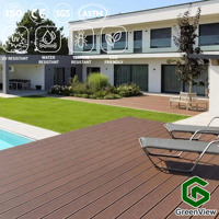 Plancher de terrasse en WPC multicouche Greenview pour extérieur - Système d'assemblage à double verrouillage, antidérapant, imperméable, ignifuge et écologique