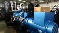 Groupe électrogène diesel refroidi par eau haute efficacité, fiable, grande capacité, 50 Hz, 380 V, pour alimentation de secours commerciale