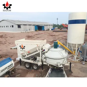 Pabrik 25 Sampai 240 M3/H Elba Kecil Siap Campuran Mesin Mixer Pusat Beli Harga Mixer Beton Tanaman Batching Mini