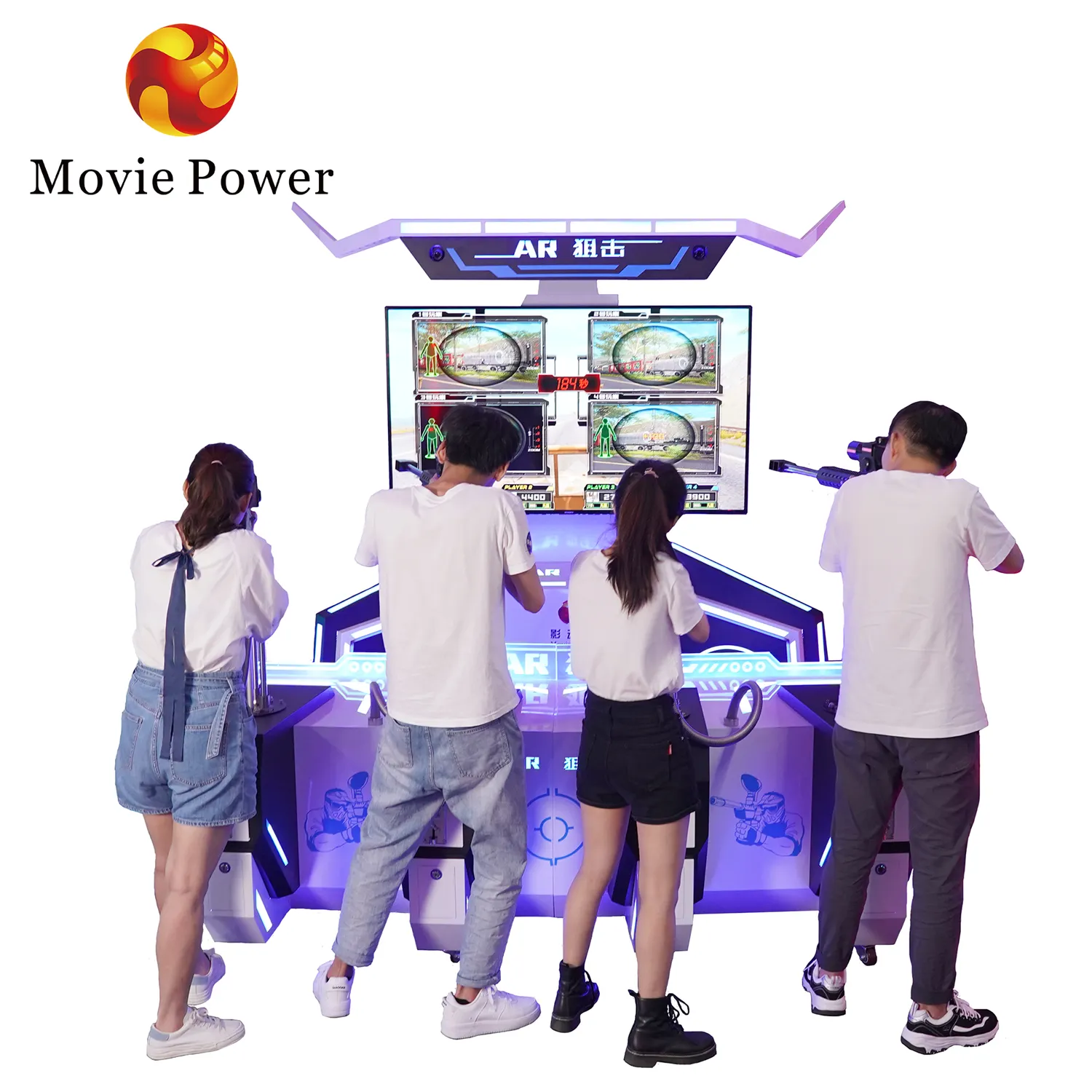 New Business Idea Make Money Shooting Game Machine AR Sniper Shooter Arcade Game